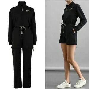 Adidas Originals R.Y.V. Woman’s S Black Romper Jumpsuit Pants/Shorts GN4228 RARE